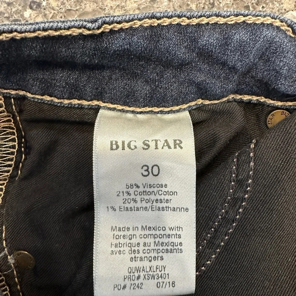 Big‎ star alex skinny jeans size 29 Y2K - Picture 3 of 5